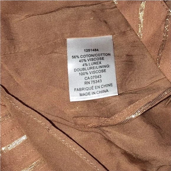 House of Harlow 1960 Dress Corinne Shirred Brown Ruffle Mini, Womens Size Large - Picture 8 of 12